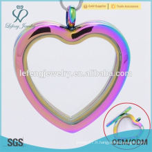 Pendentifs en forme de pendentif arc-en-ciel, bijoux en acier inoxydable